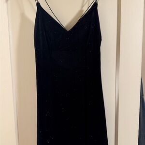 H&M Black Mini Dress with Spaghetti Straps